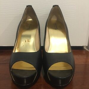 Michael kors black heels 11